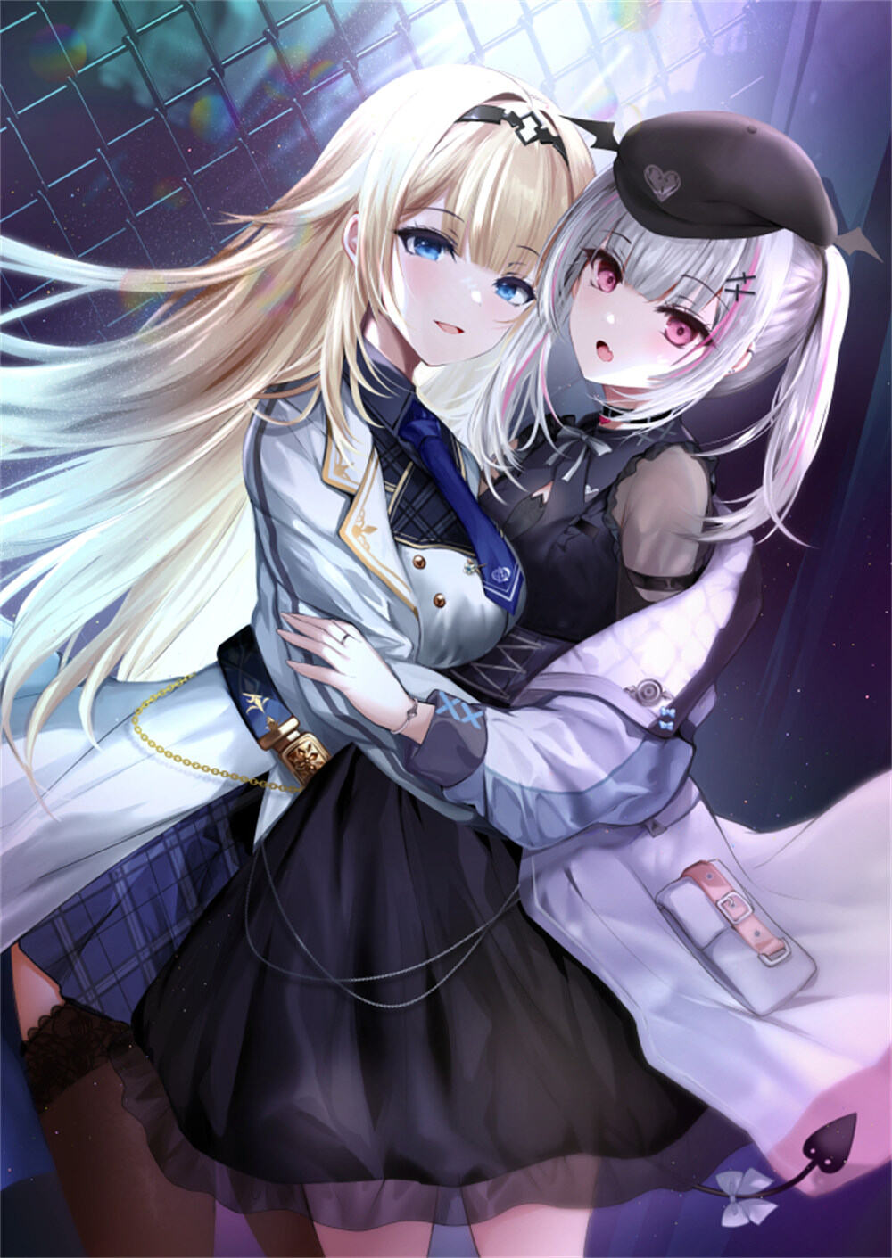 清河海风溶溶月色，共赏之人就在身侧