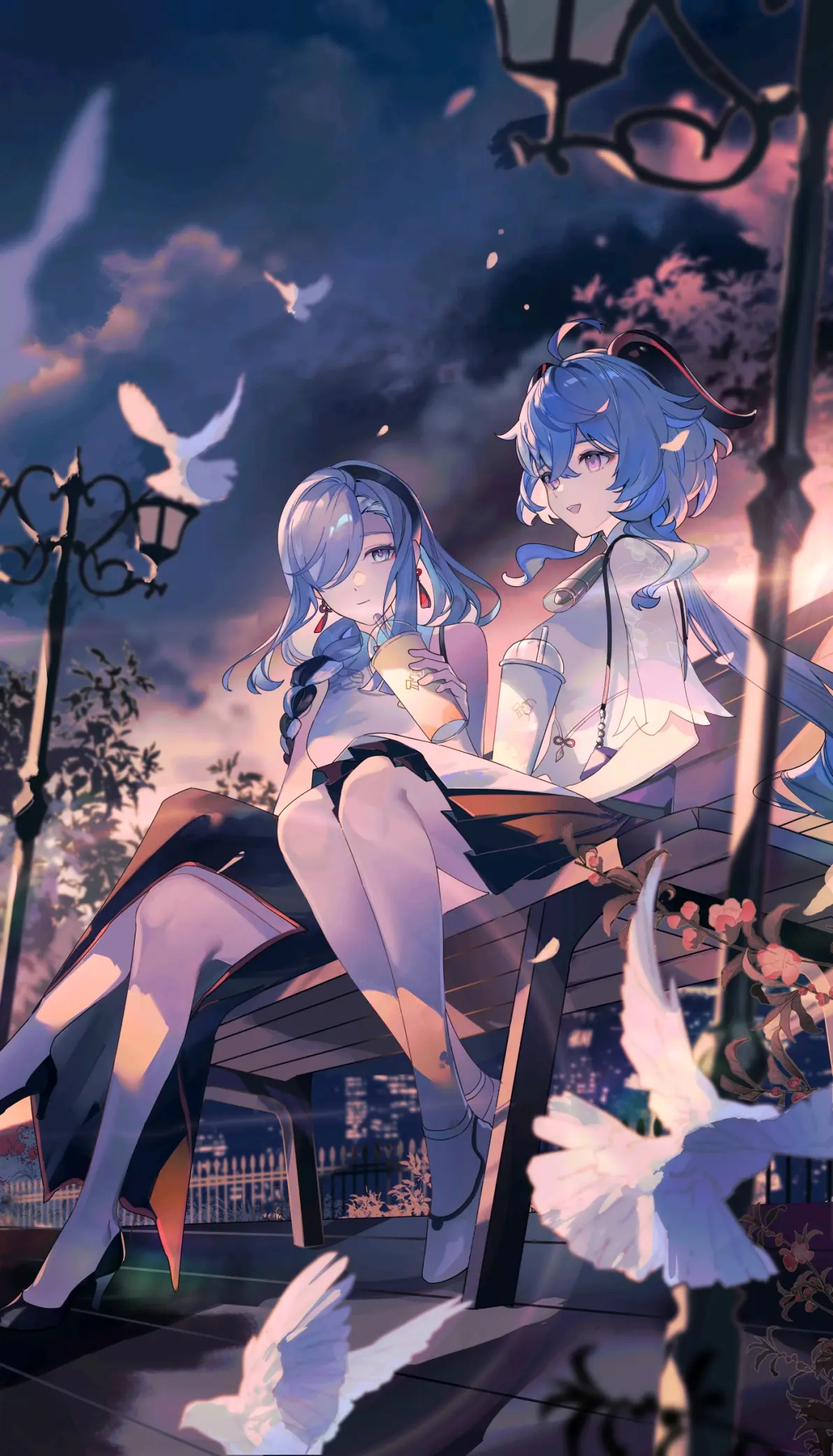 小憩一下 – 长椅插画特辑