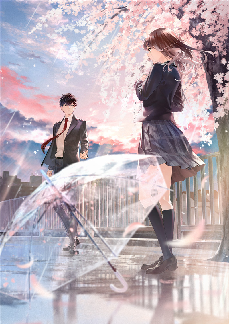 日本画师爽々柔和光影唯美人物原画插画作品集画集