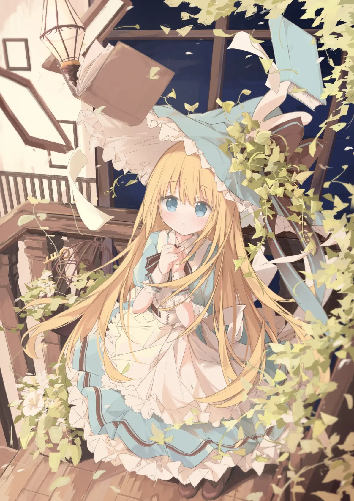 金光闪闪♡ – 金长发女子插画特辑