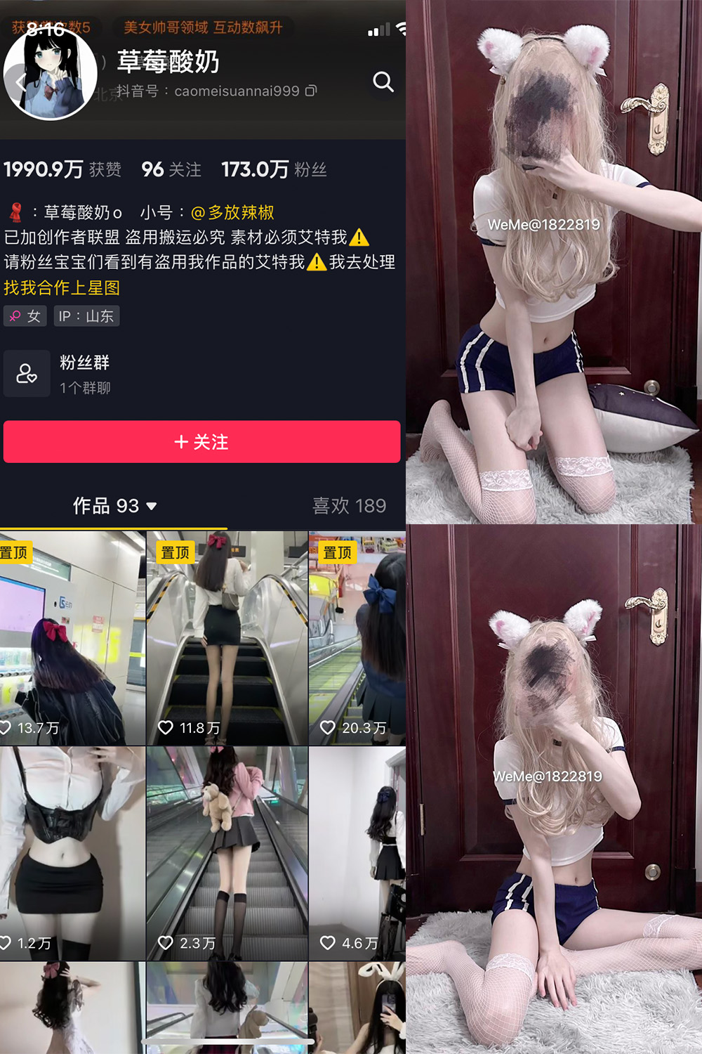 抖音 草莓酸奶 微密圈 NO.031期 更新至：2023.8.11