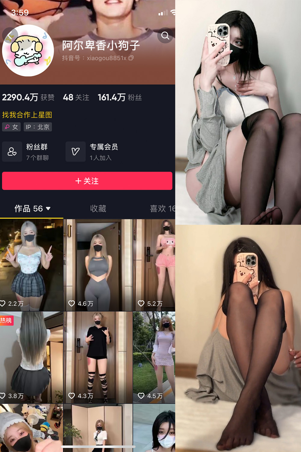 抖音 阿尔卑香小狗子 微密圈 NO.042期 更新至：2024.1.24