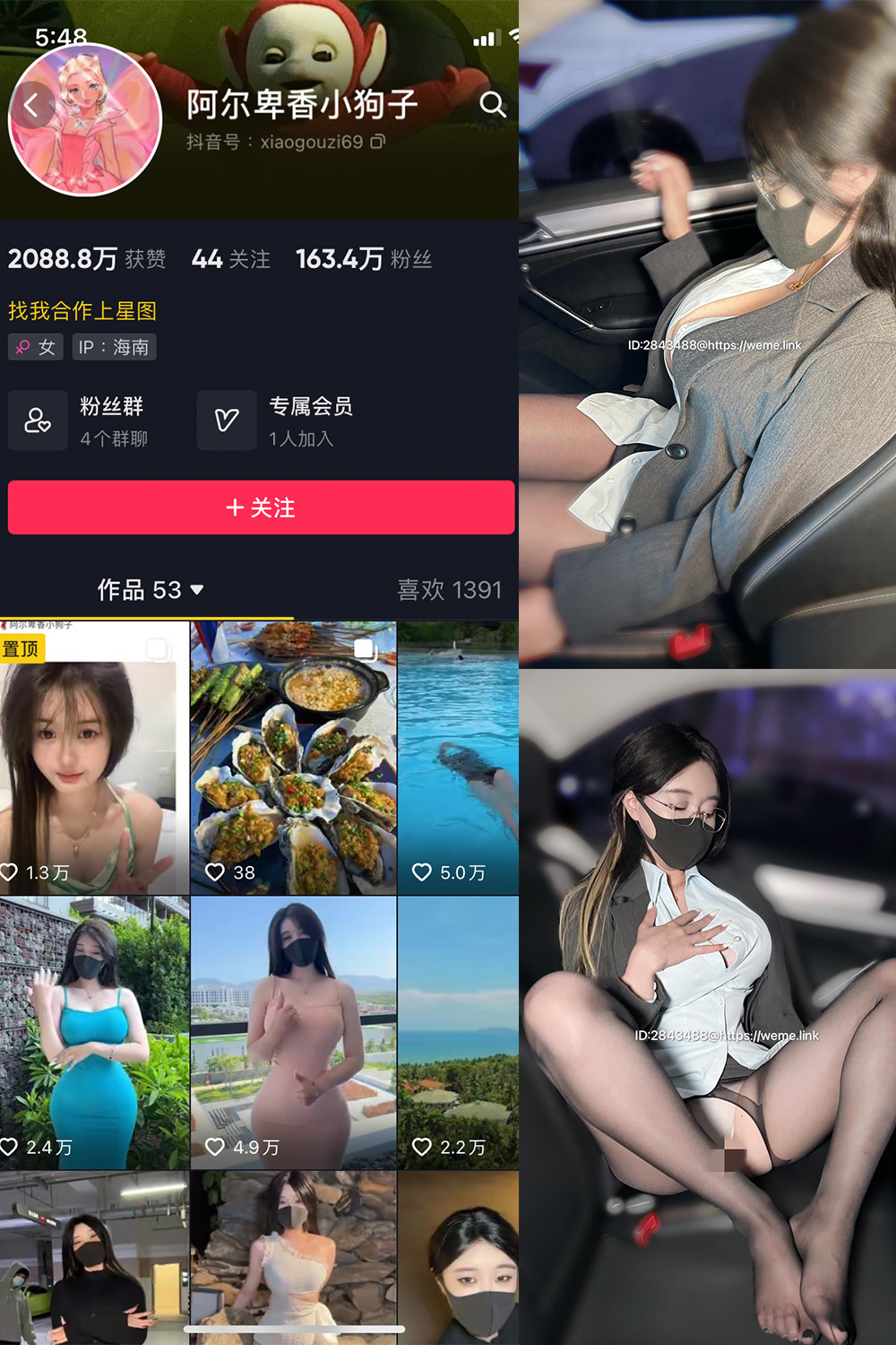 抖音 阿尔卑香小狗子 微密圈 NO.007期 更新至：2023.6.13