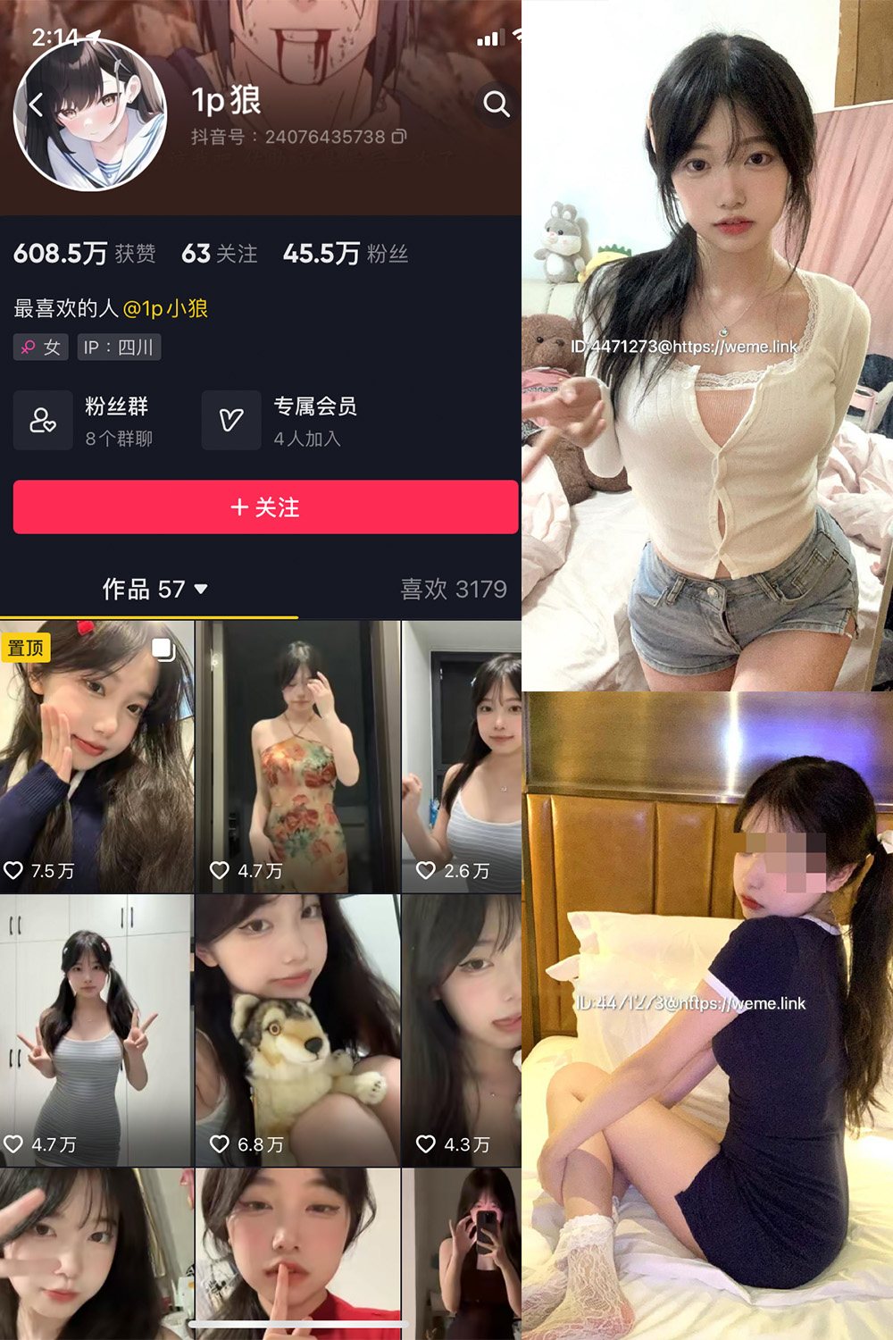 抖音 1p狼 微密圈 NO.002期