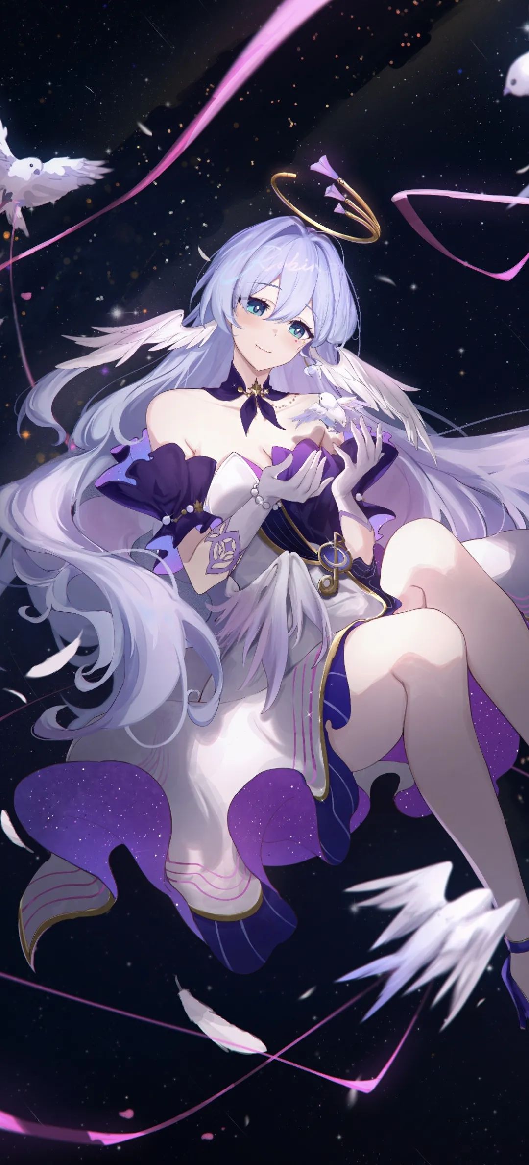 动漫壁纸 | 落花眠去，风拾起它的梦