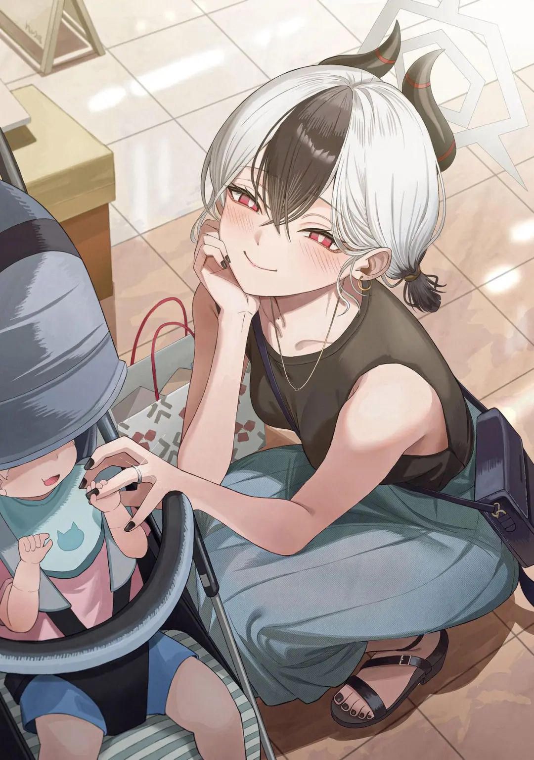 动漫壁纸 | 时光在脸上留下的河流，每条都通往记忆的深海