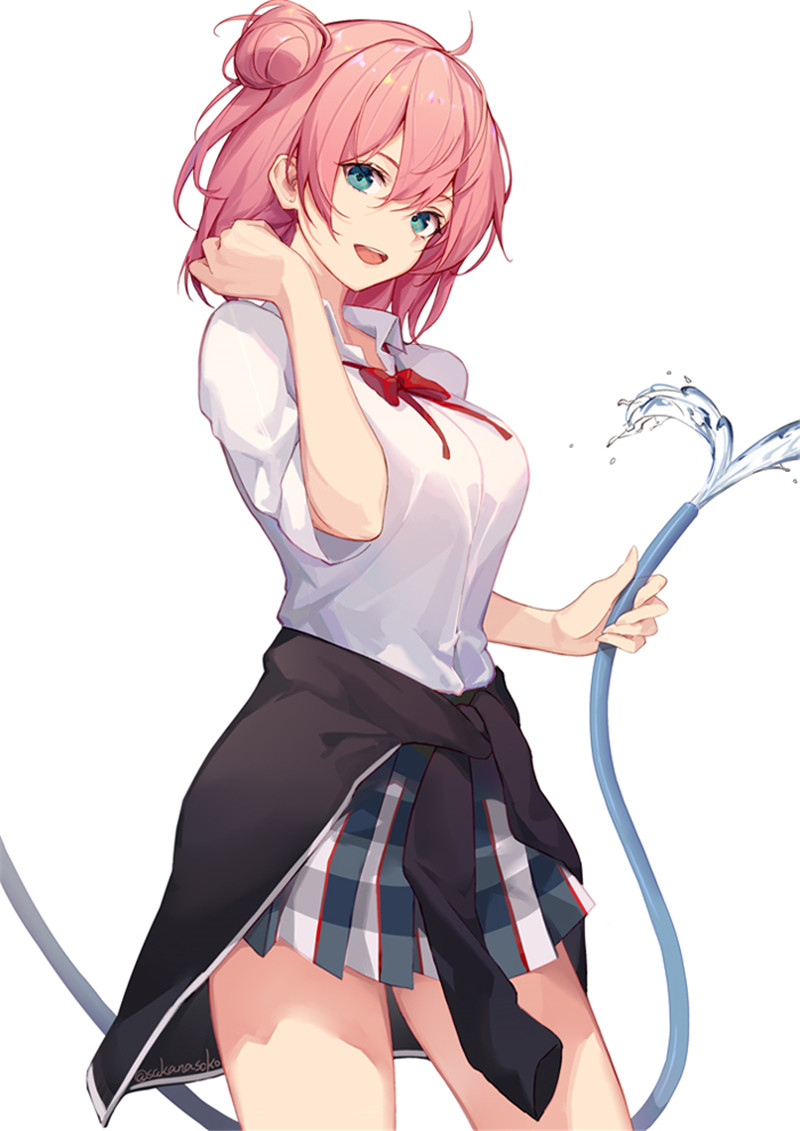 动漫春物角色由比滨结衣相关图集插画线稿CG壁纸图片素材美术资料