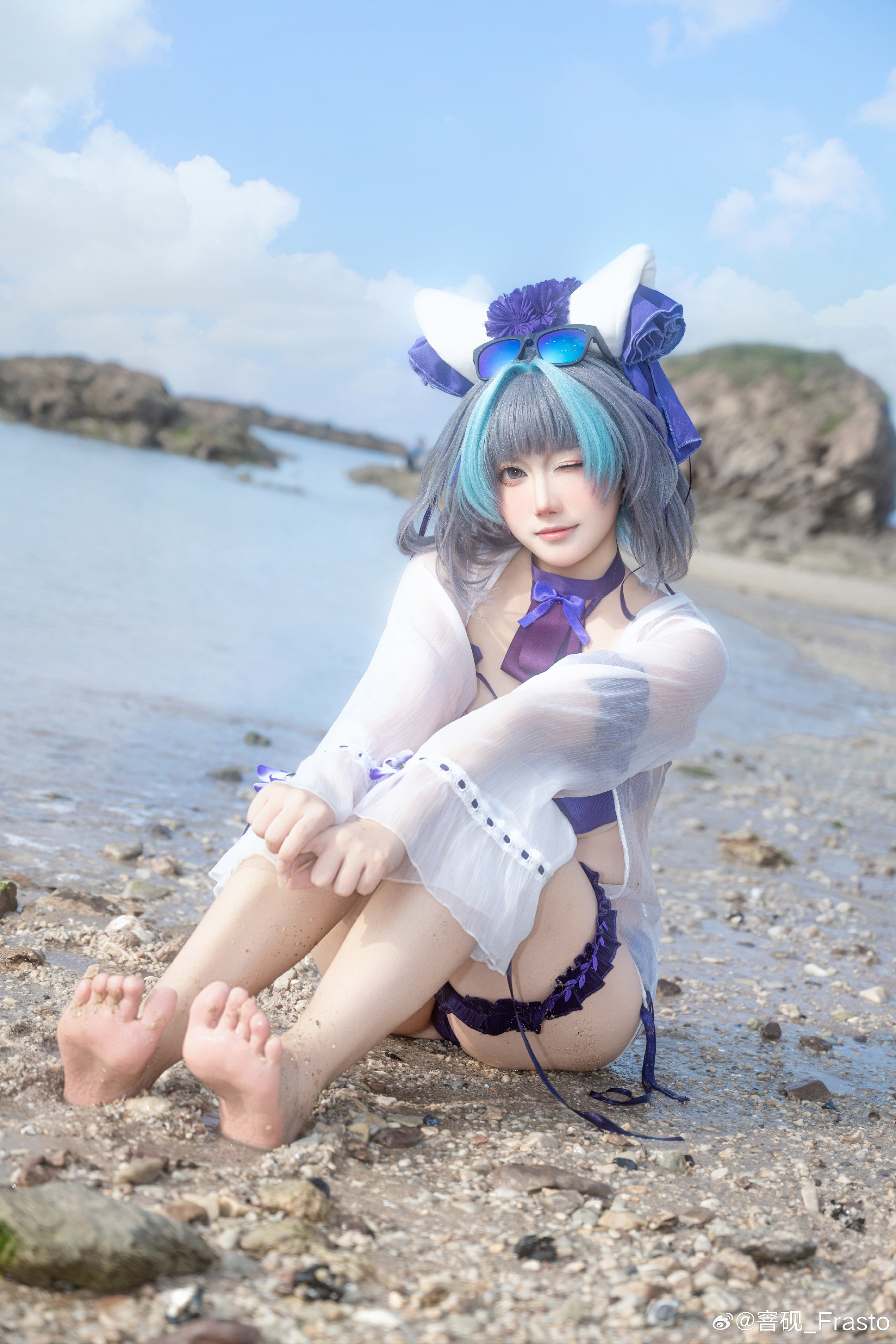 Cosplay|夏日,海风,和你🌊 碧蓝航线 柴郡@窨砚_Frasto