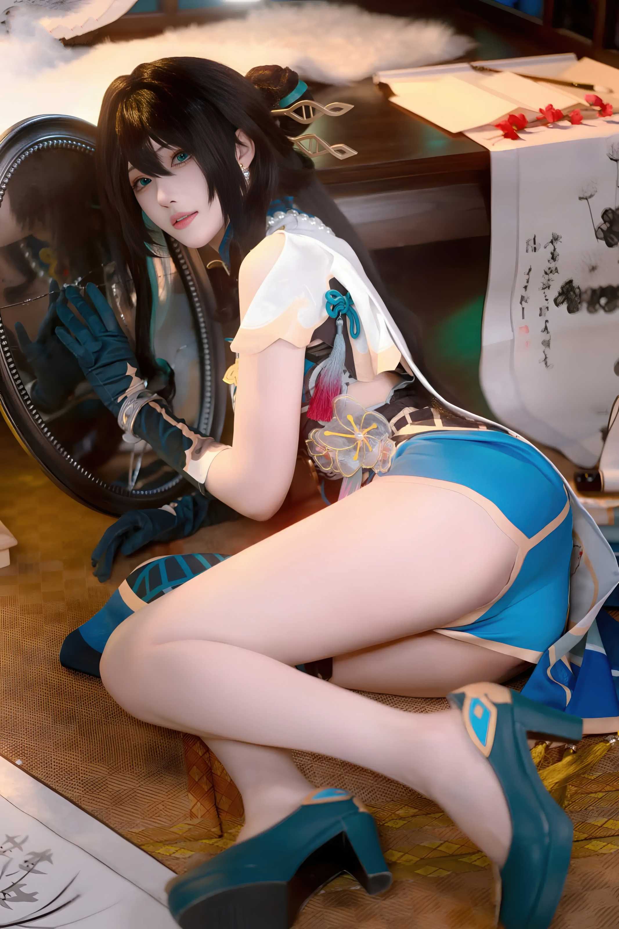 花兮_honoka 崩坏·星穹铁道 阮·梅，沉浸式写真摄影揭秘从构思到成片的艺术之旅